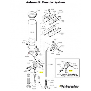 Dillon Automatic Powder System parts Delrin Collar Sleeve