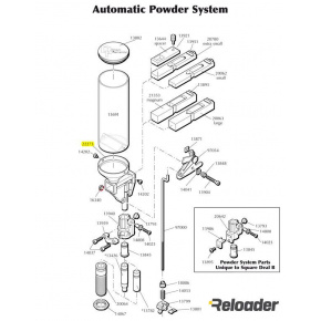 Dillon Stripped Powder Measure Body