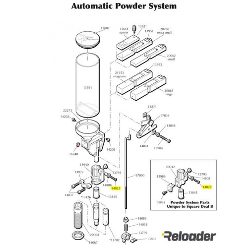 Dillon Automatic Powder System parts 8-32 x 3/4" BH Screw