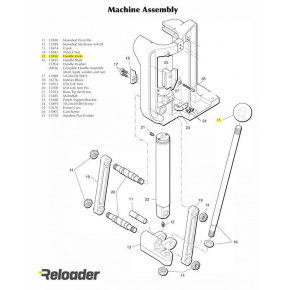 Dillon Machine parts Handle Knob