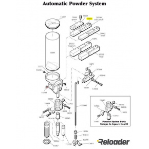 Dillon RL1050/Super 1050 Powder Measure Assembly Powder Bar post, Small Dillon RL1050/Super 1050 Powder Measure Assembly Powder Bar post, Small