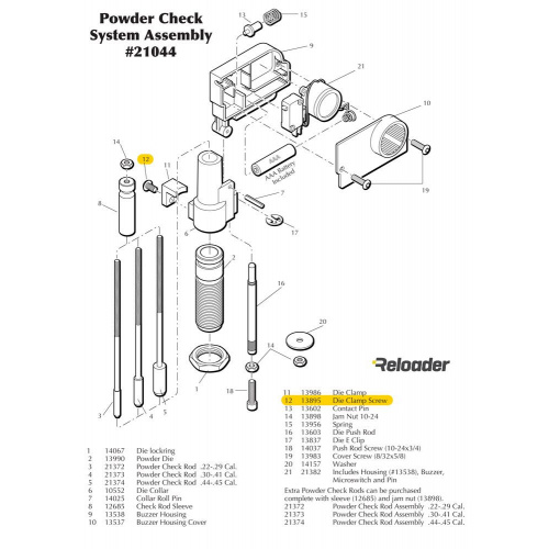 Dillon Parts 10-24 x 3/8" Screw