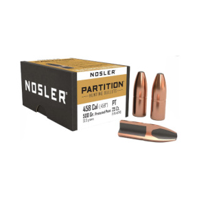 Střela Nosler 458 cal (458 Diameter) 500 gr Partition PT Střela Nosler 458 cal (458 Diameter) 500 gr Partition PT