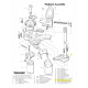 Dillon XL650 Primer System Parts Primer Feedbody Housing W/ Shield