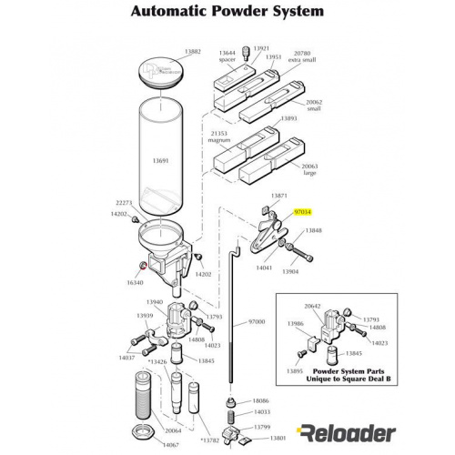 Dillon XL650 Lock-Link Bellcrank assy