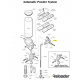 Dillon Automatic Powder System parts Bellcrank Bushing