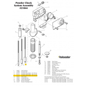 Dillon Powder Check System Parts Powder Check Rod Assembly, .44-.45 cal