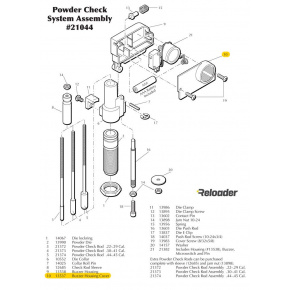 Dillon Powder Check System Parts Blue Plastic Housing Cover