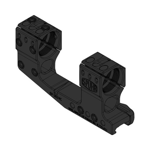 Předsazená montáž SPUHR Picatinny 30 mm 0 MOA výška 48 mm Gen3