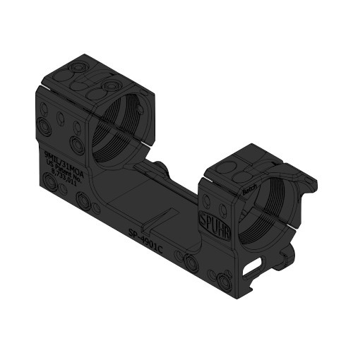 Montáž SPUHR Picatinny 34 mm, 30 MOA - Výška 30 mm Gen3