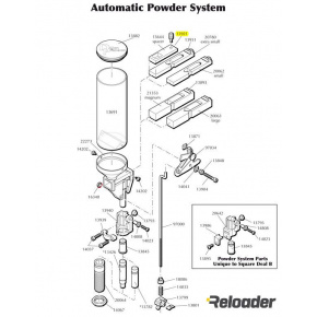 Dillon Automatic Powder System parts Plastic Spacer Retaining Plug