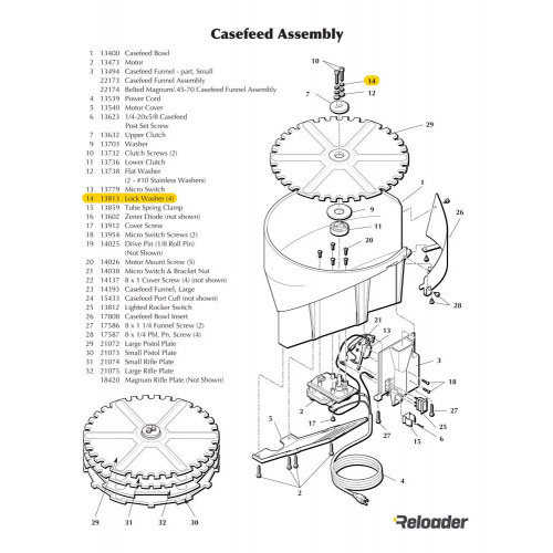 Dillon Lock Washer (4 pcs)